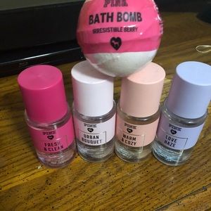 VICTORIA SECRET SPRAY AND BATH BOMB